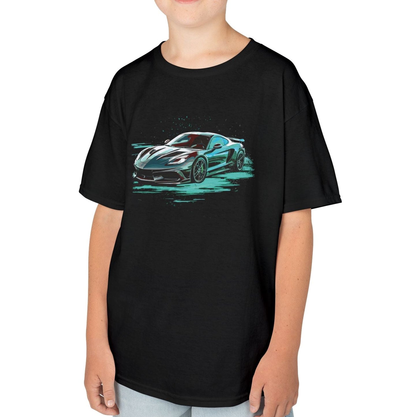 Supercar Sports Car Youth Size Boys T-Shirt