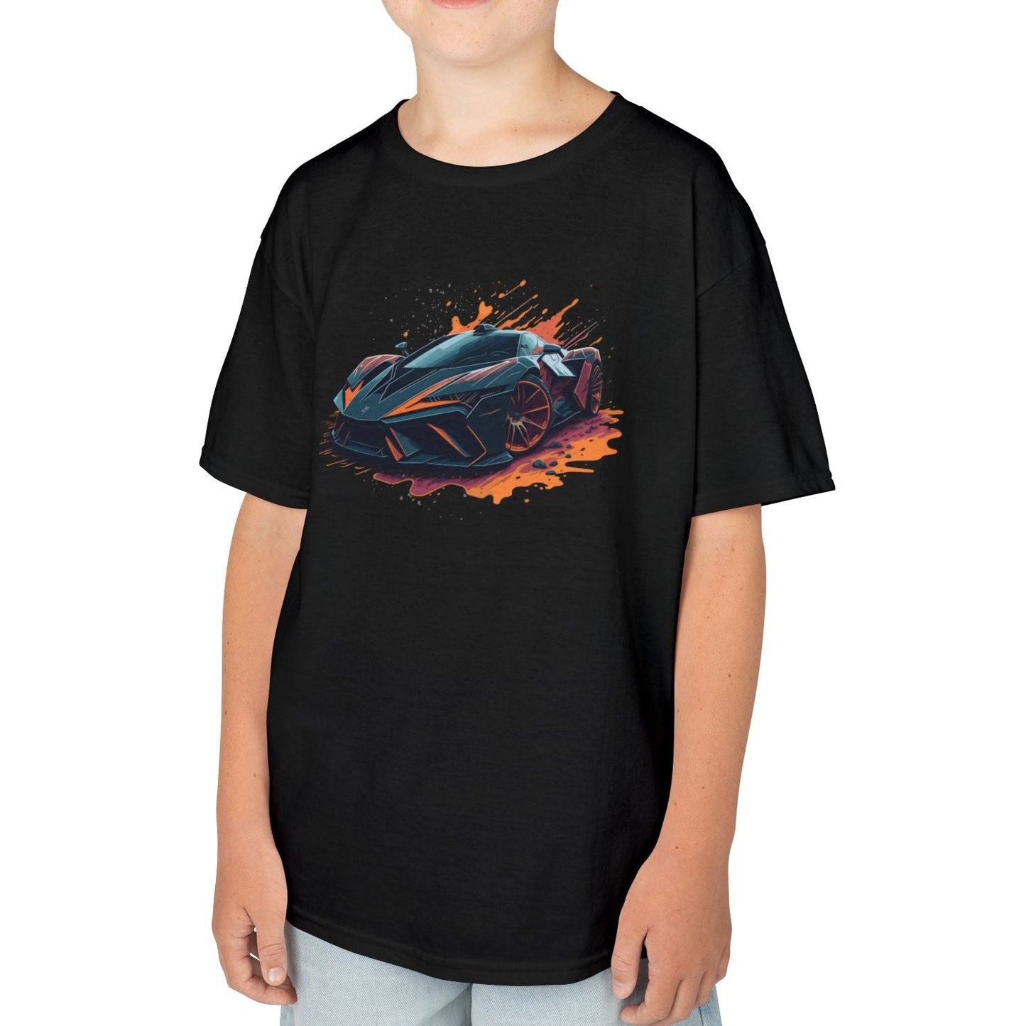 Supercar Sports Car Youth Size Boys T-Shirt