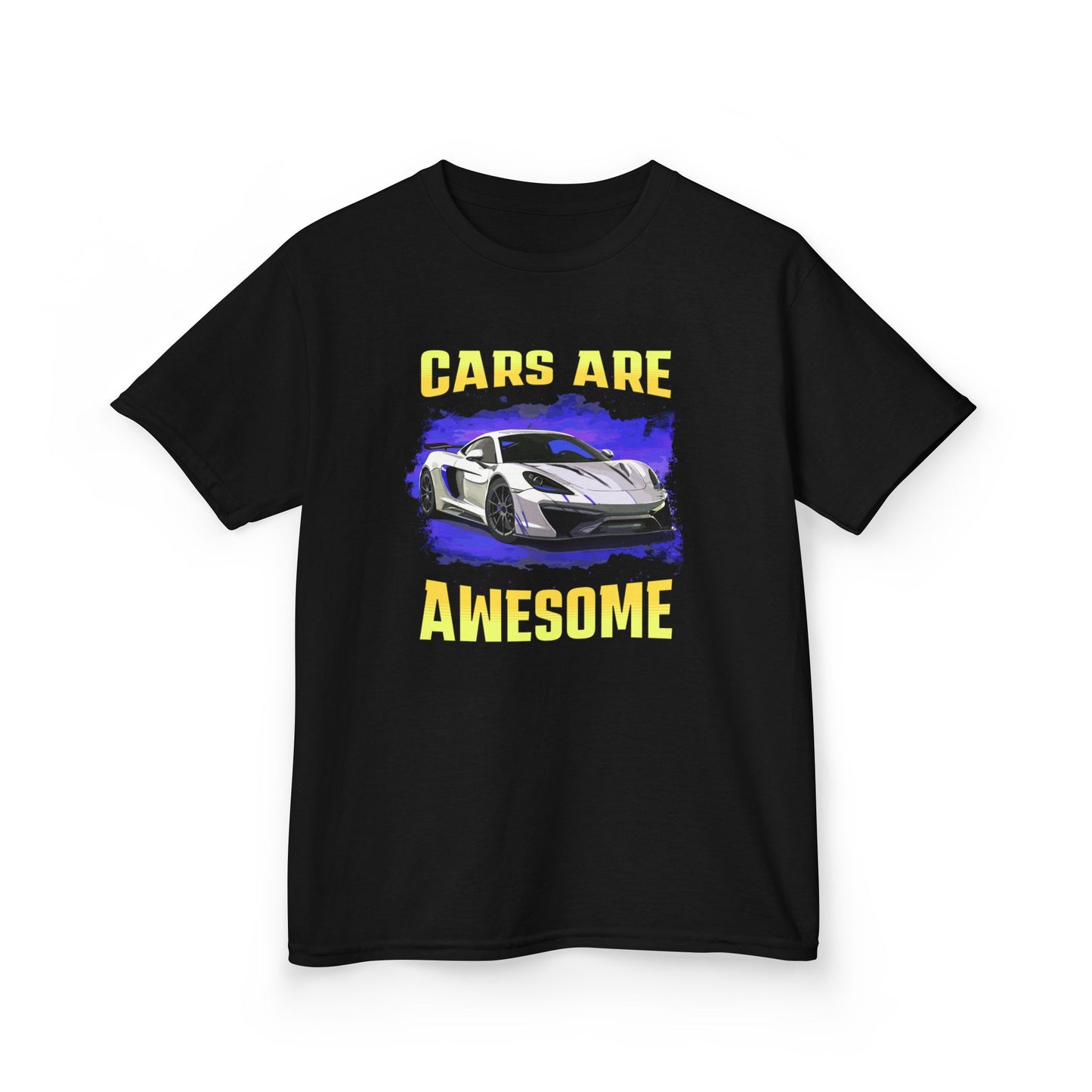 Cars Are Awesome Supercar Sports Car Youth Size Boys T-Shirt