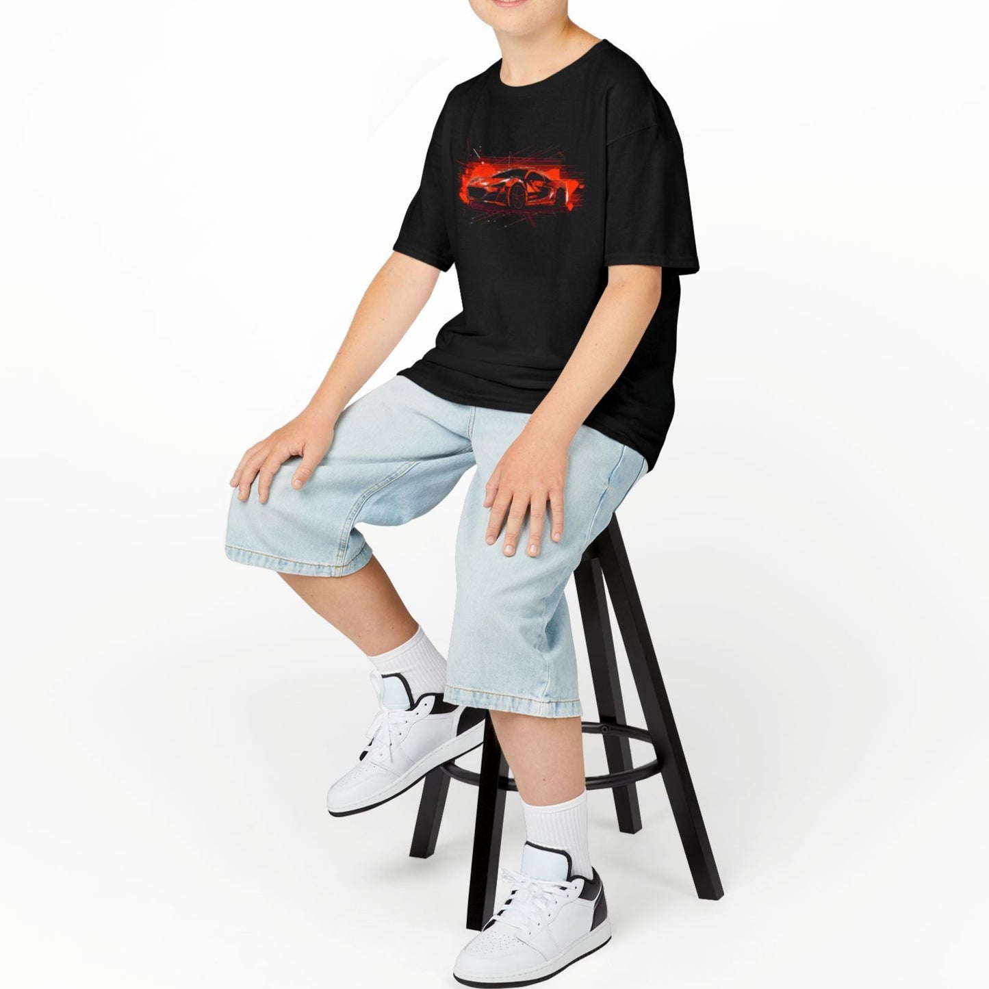 Supercar Sports Car Youth Size Boys T-Shirt