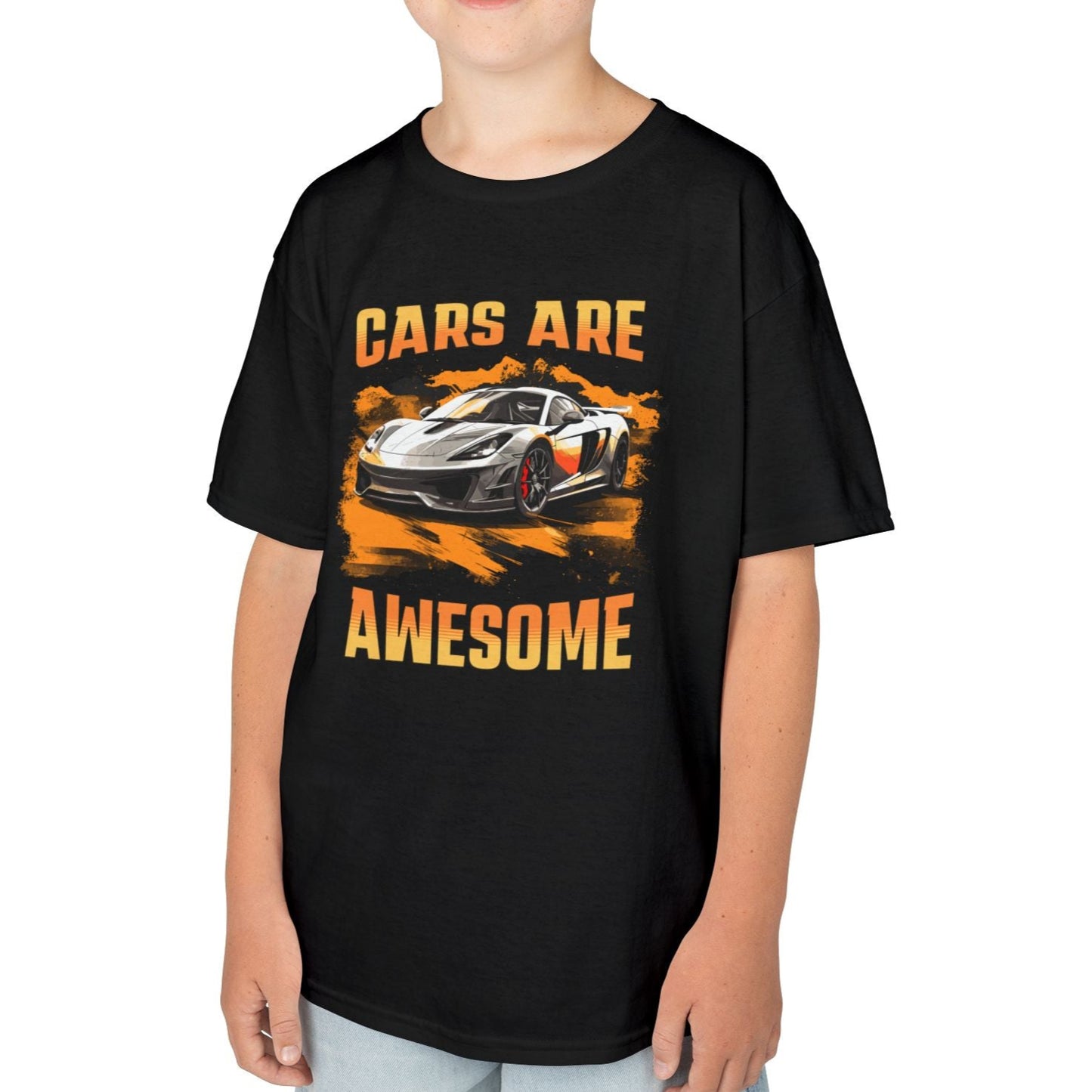 Cars Are Awesome Sports Car Youth Size Boys T-Shirt