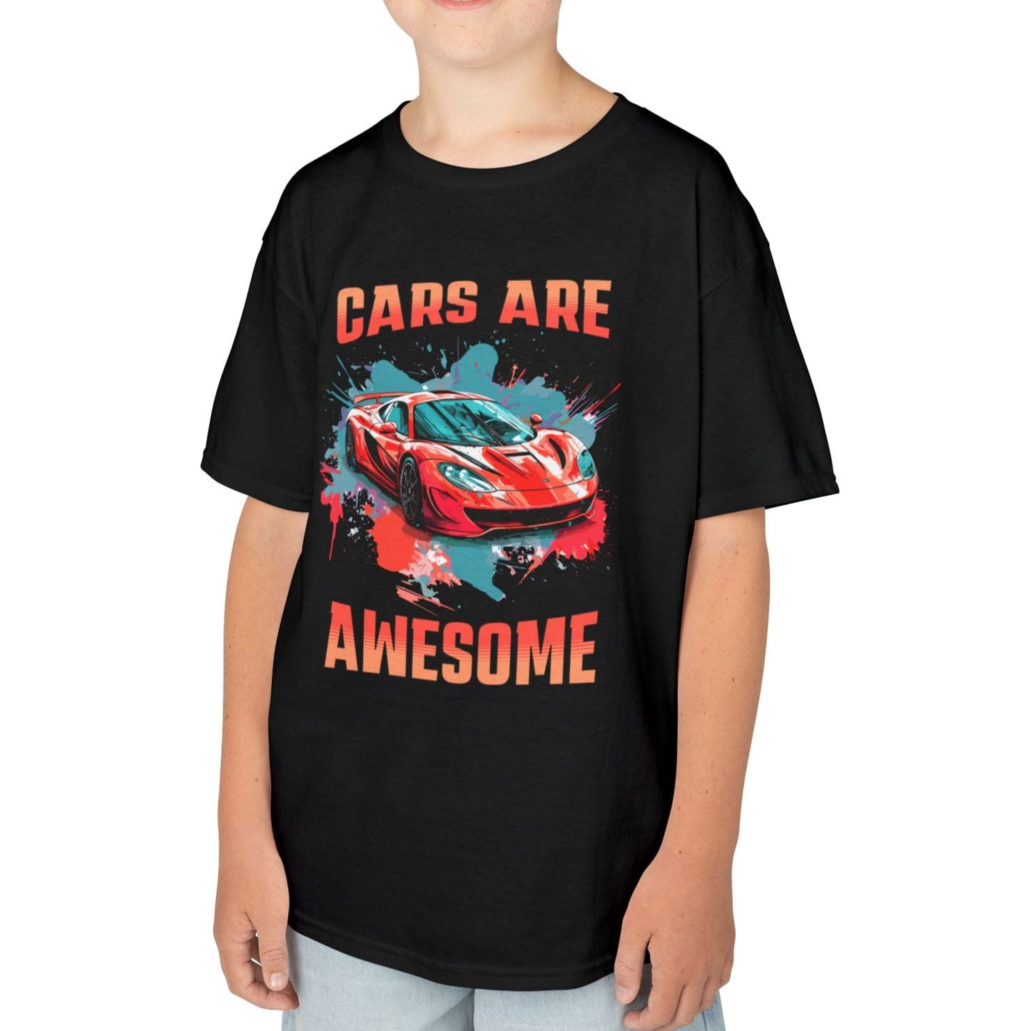 Supercar Sports Car Youth Size Boys T-Shirt