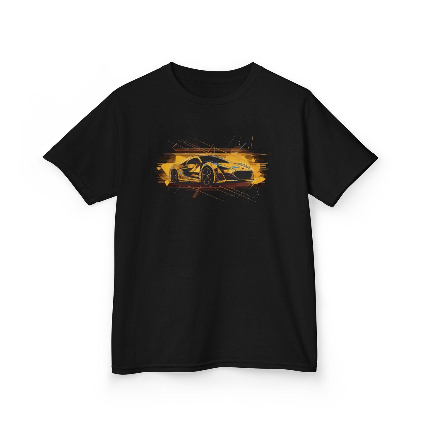 Supercar Sports Car Youth Size Boys T-Shirt