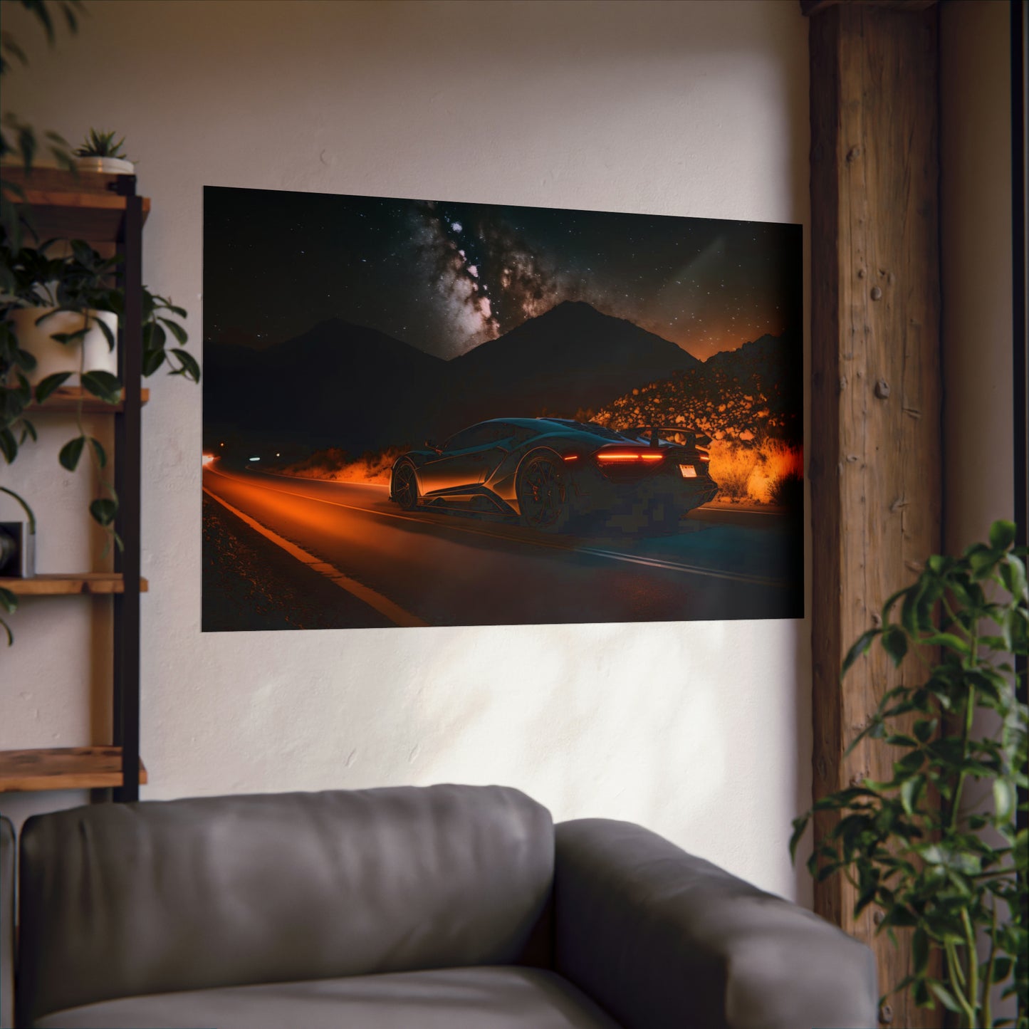 Supercar Sports Car Poster Art Print | Customizable