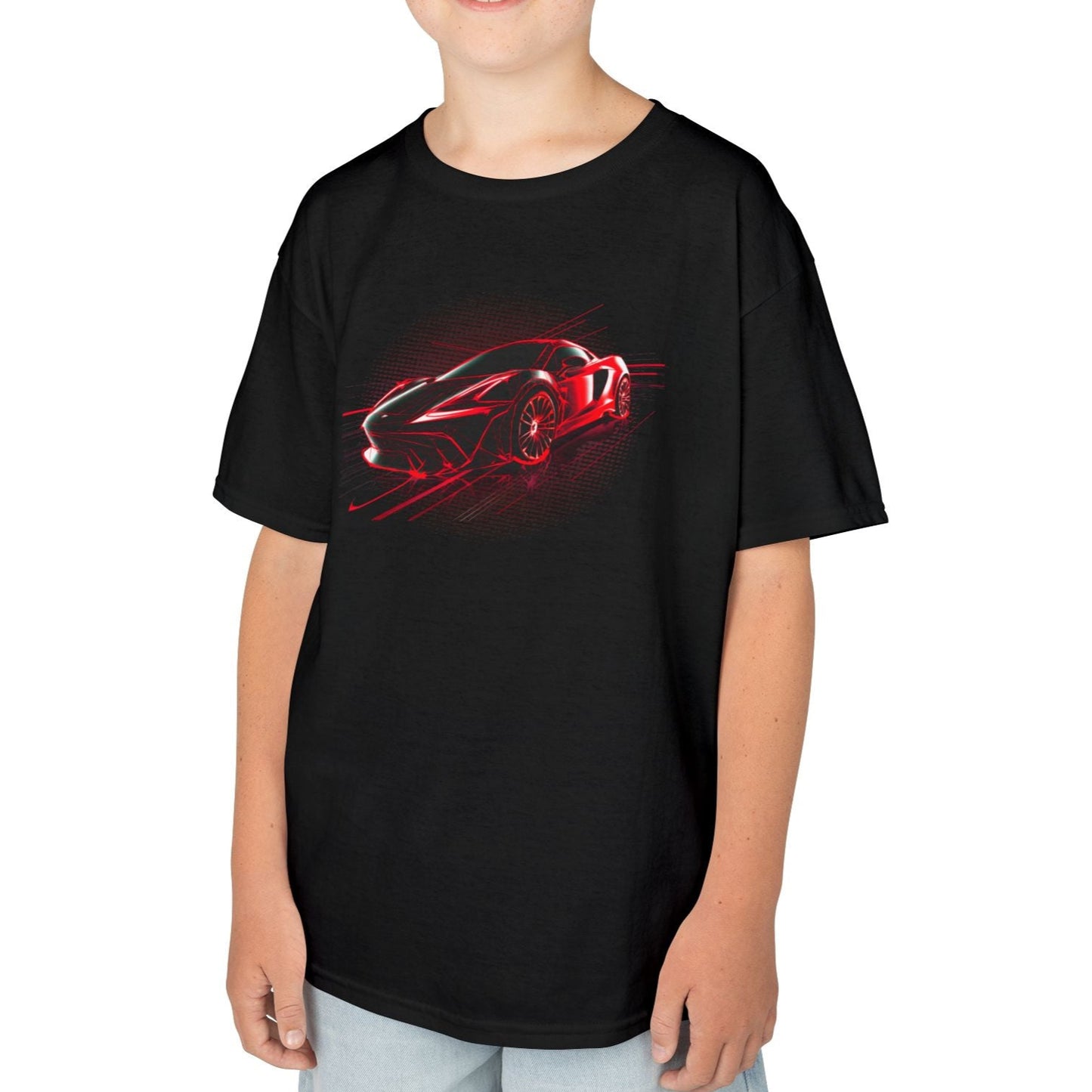 Supercar Sports Car Youth Size Boys T-Shirt