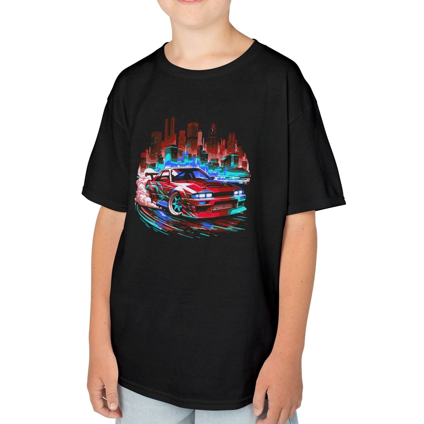 Drift Car Youth Size Boys T-Shirt