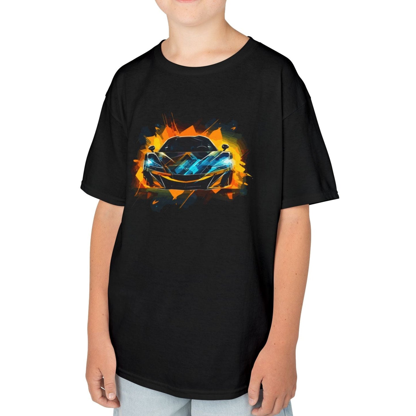 Supercar Sports Car Youth Size Boys T-Shirt