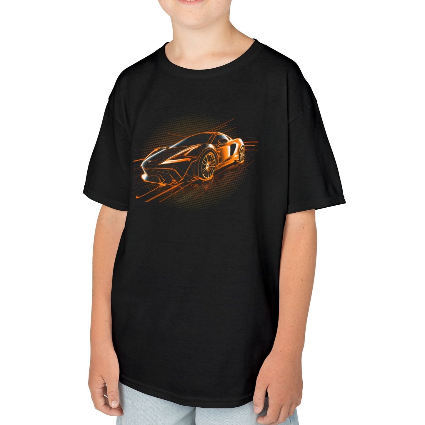 Supercar Sports Car Youth Size Boys T-Shirt
