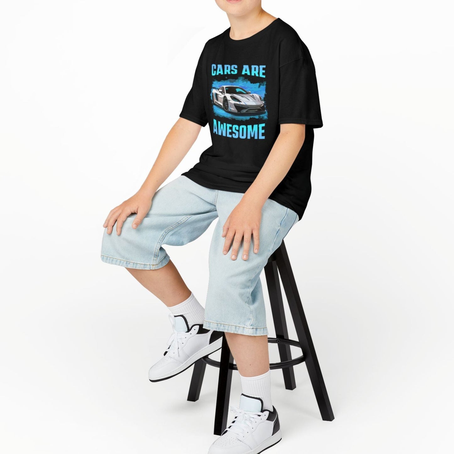 Cars Are Awesome Supercar Sports Car Youth Size Boys T-Shirt