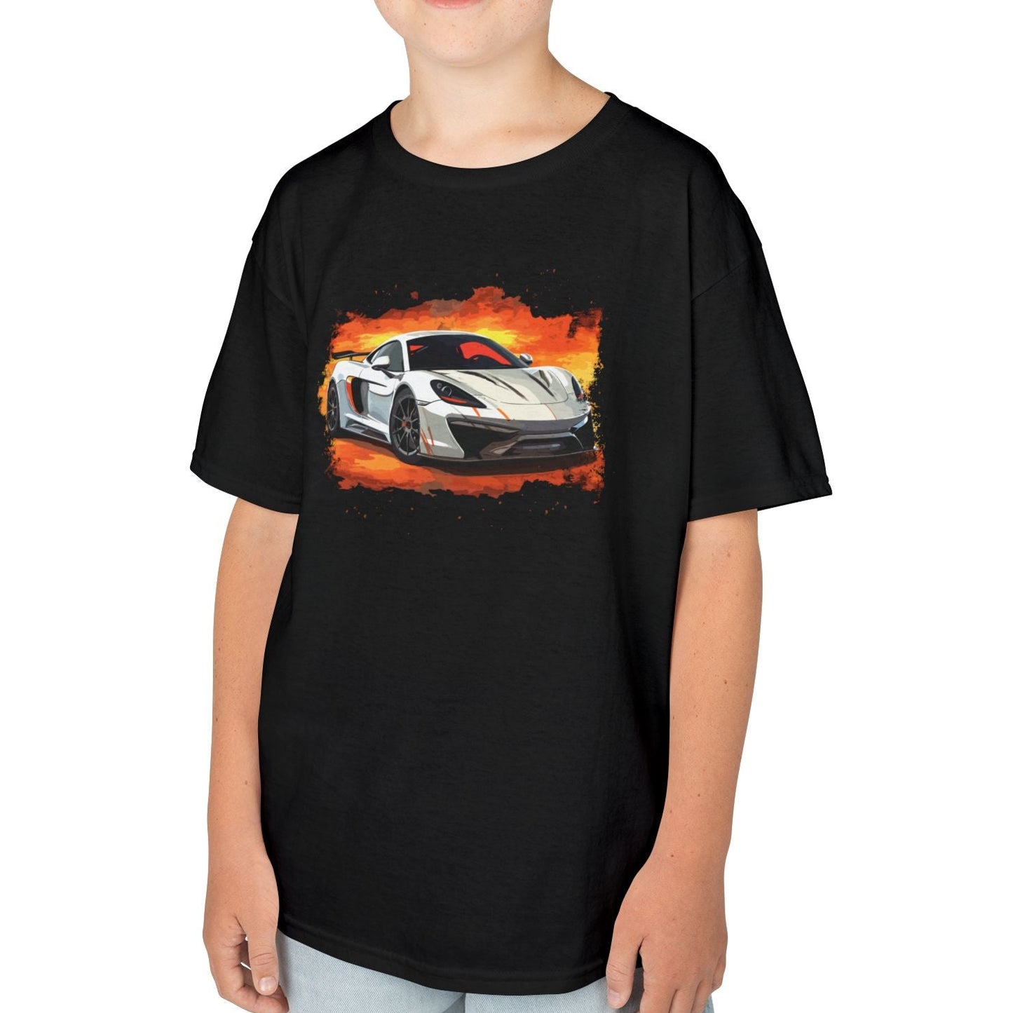 Supercar Sports Car Youth Size Boys T-Shirt