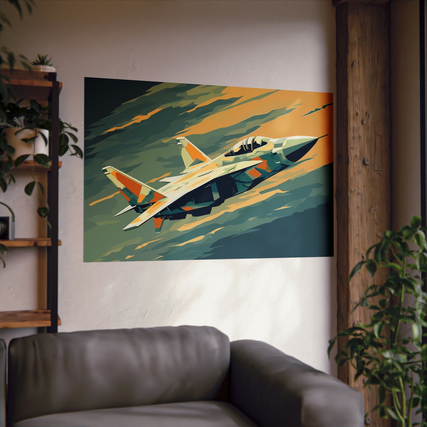 Fighter Jet Plane Art Print Poster | Unframed