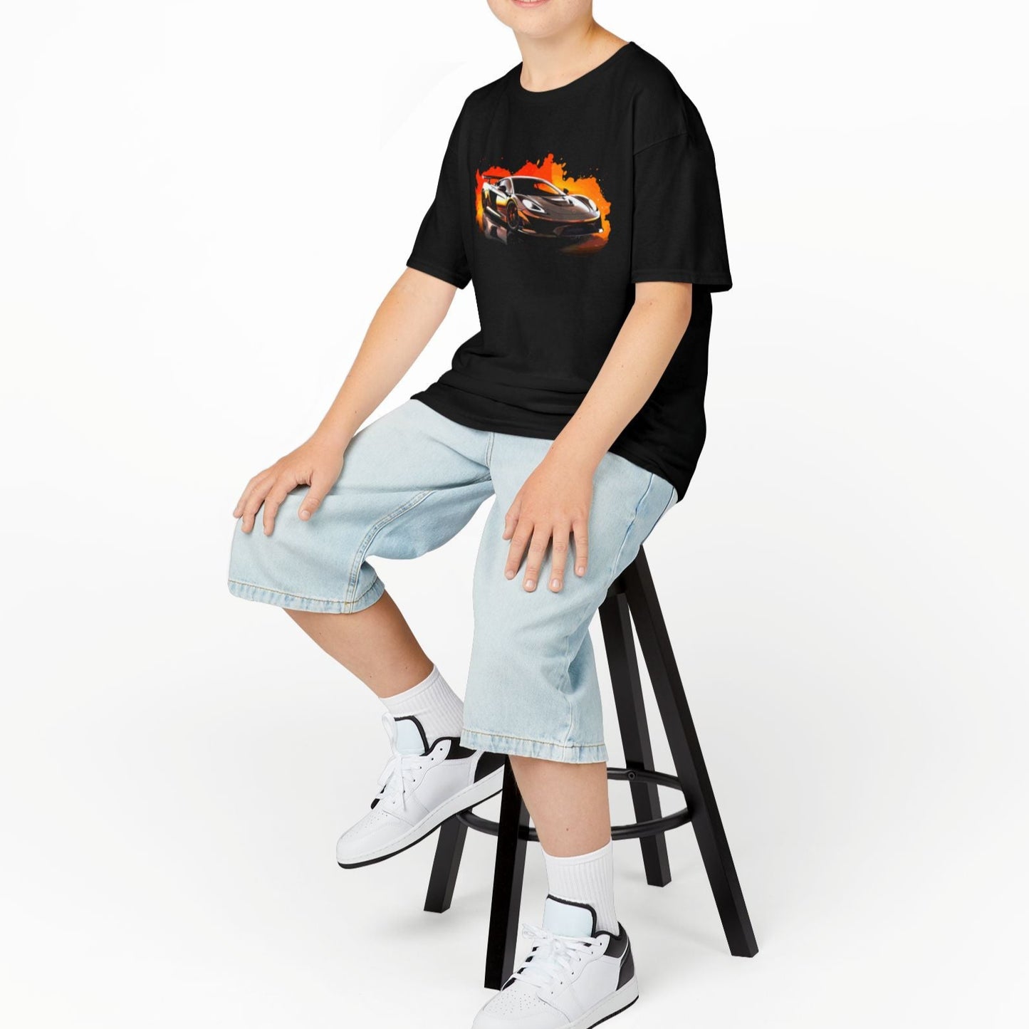 Supercar Sports Car Youth Size Boys T-Shirt