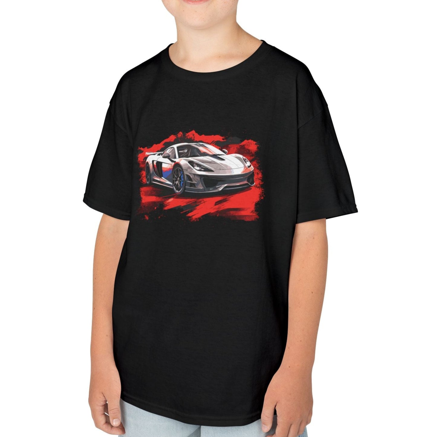 Supercar Sports Car Youth Size Boys T-Shirt