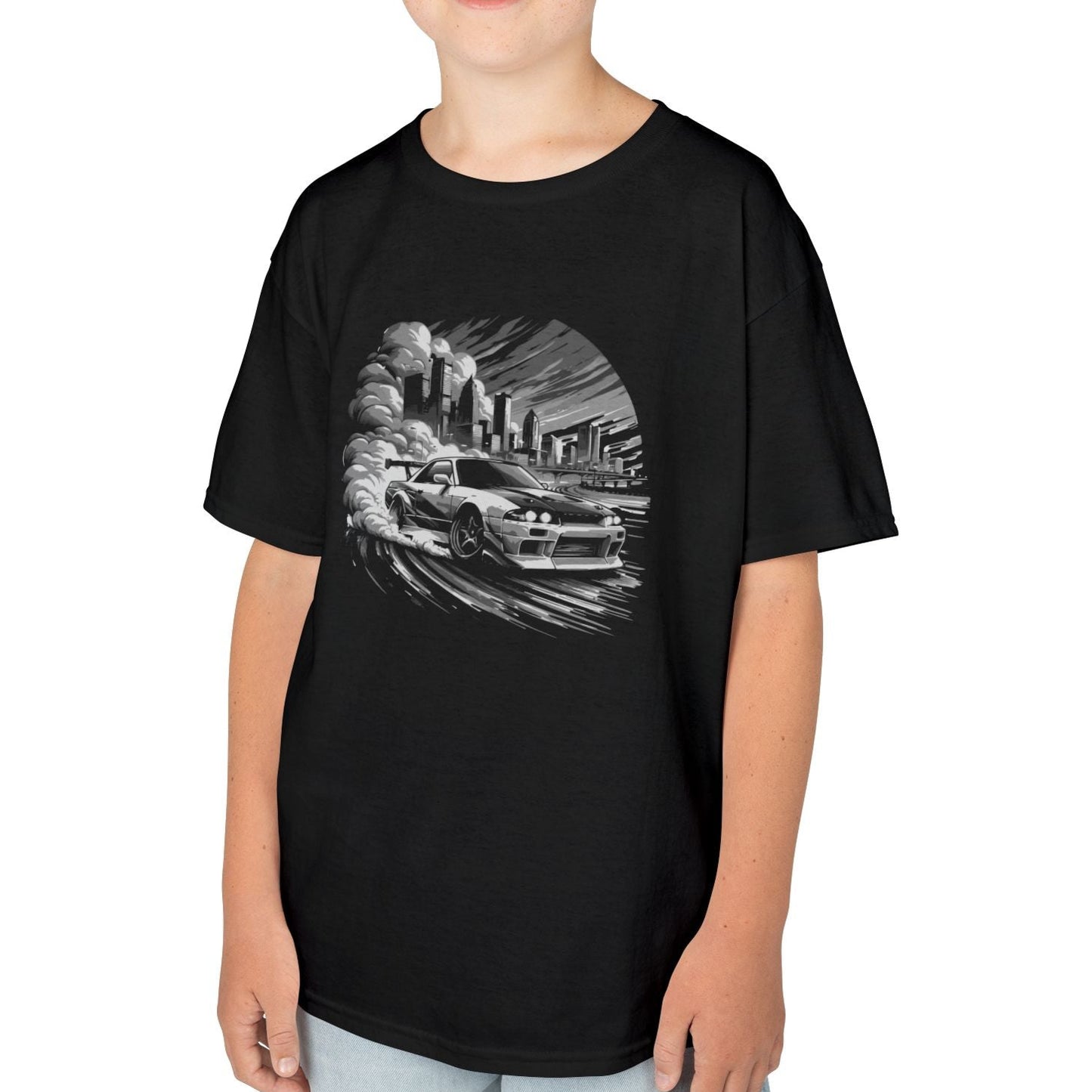 Drift Car Youth Size Boys T-Shirt