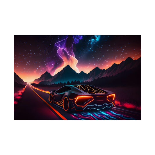 Supercar Sports Car Poster Art Print