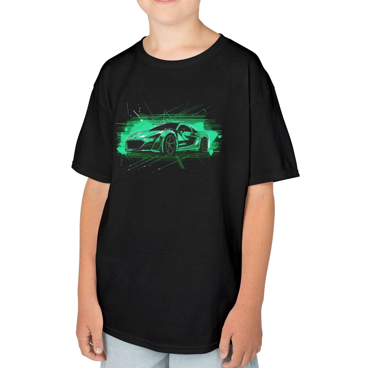 Supercar Sports Car Youth Size Boys T-Shirt