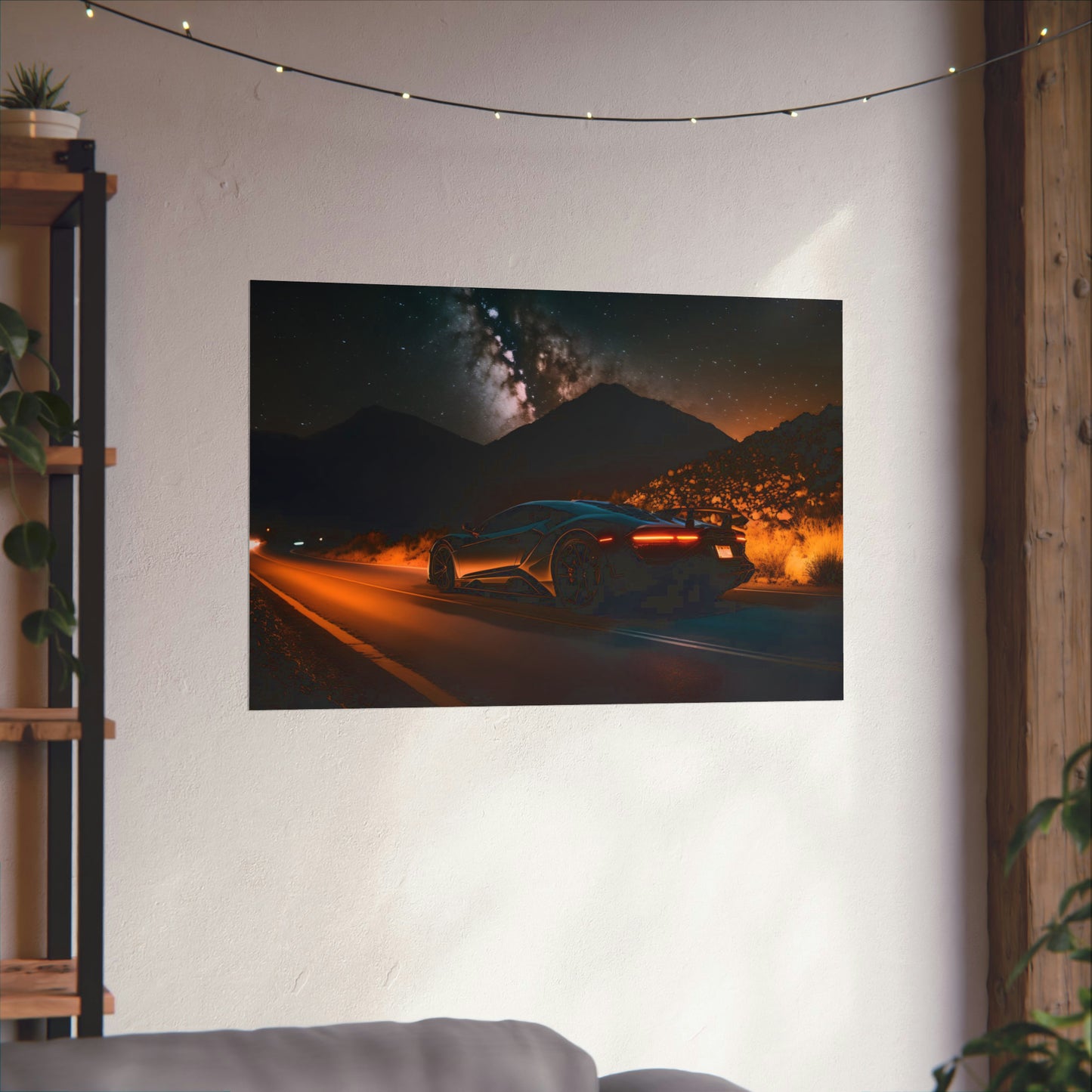 Supercar Sports Car Poster Art Print | Customizable
