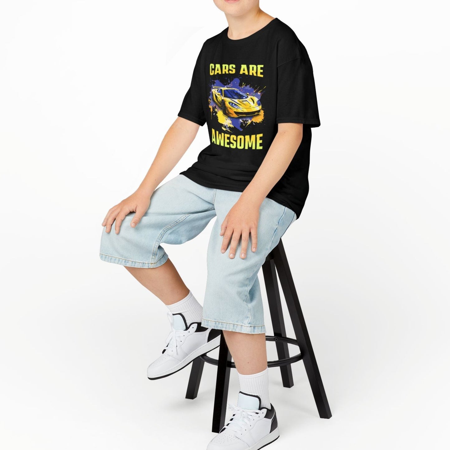 Cars Are Awesome Supercar Sports Car Youth Size Boys T-Shirt