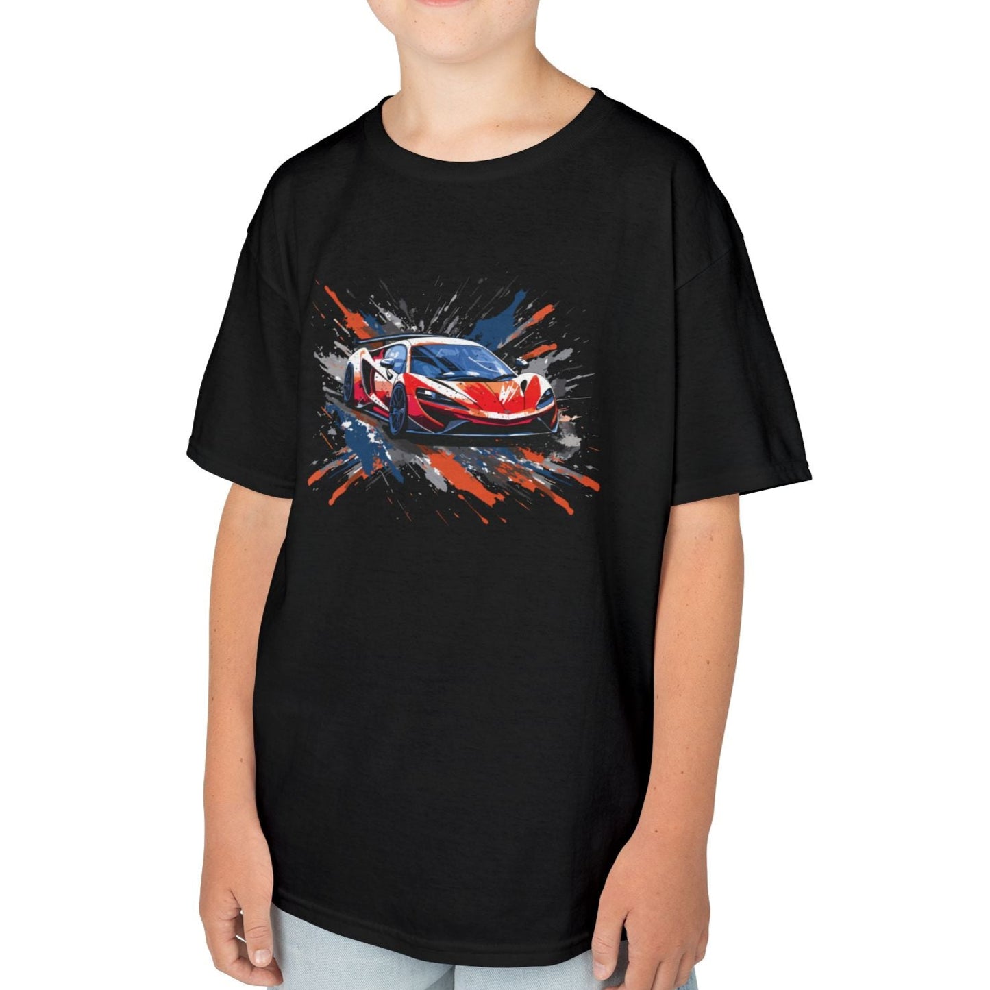 Supercar Sports Car Youth Size Boys T-Shirt