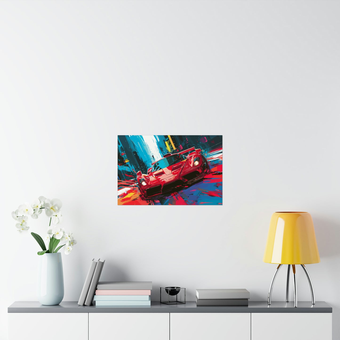 Supercar Sports Car Poster Art Print | Customizable