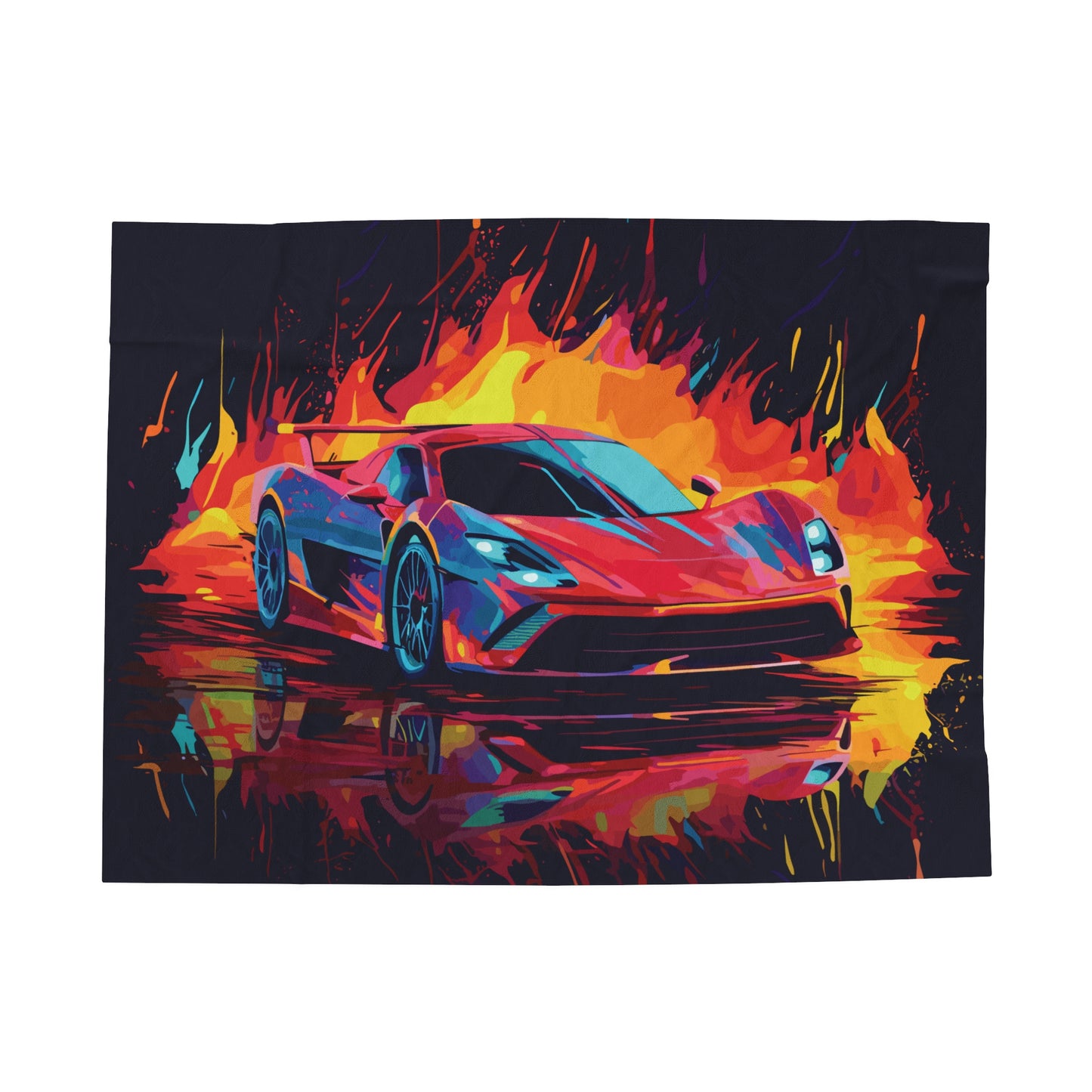 Supercar Sports Car Plush Blanket