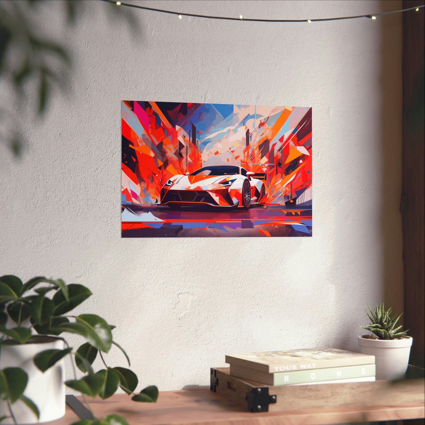 Supercar Sports Car Poster Art Print