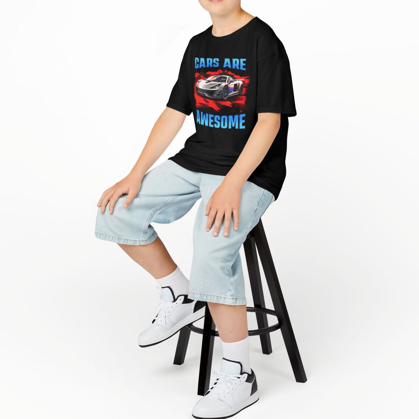 Supercar Sports Car Youth Size Boys T-Shirt