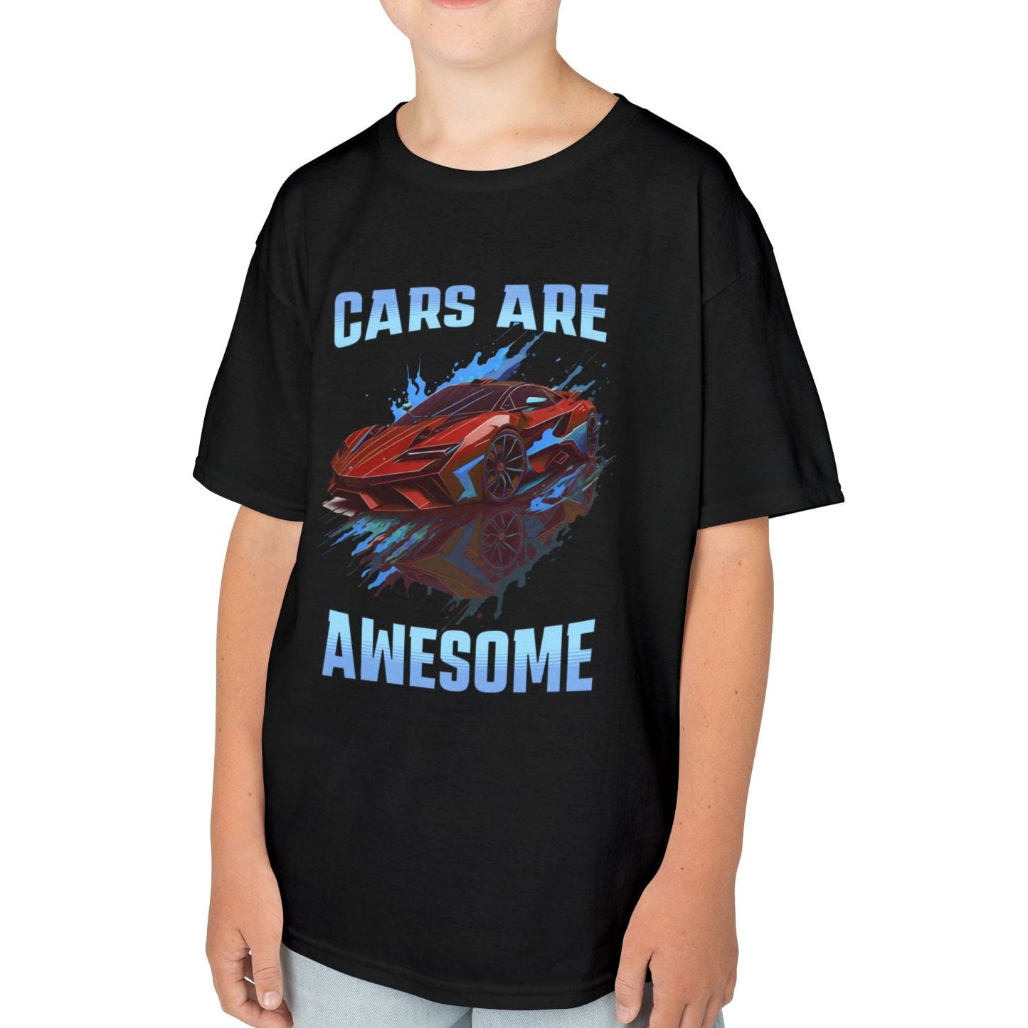 Cars Are Awesome Supercar Sports Car Youth Size Boys T-Shirt