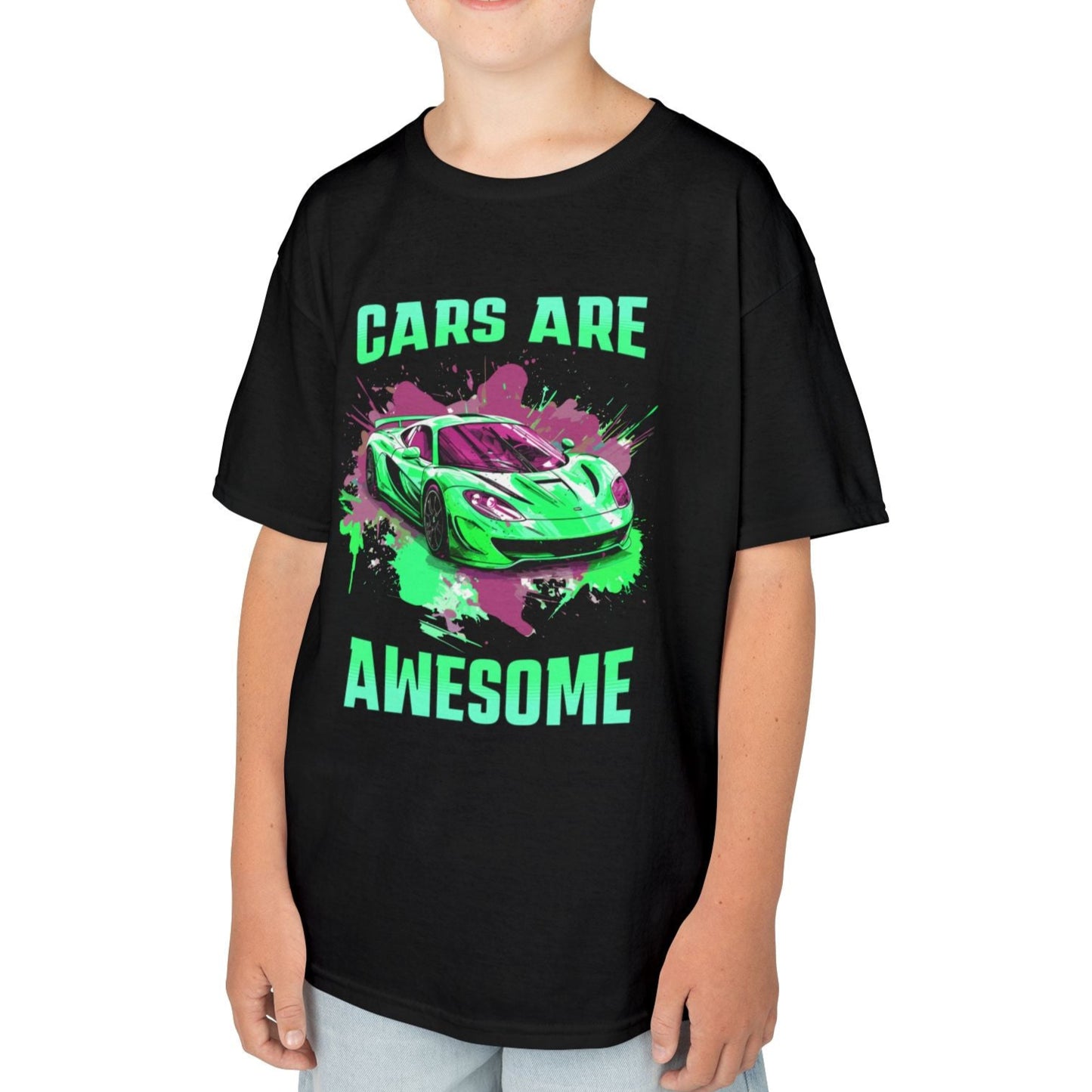 Supercar Sports Car Youth Size Boys T-Shirt