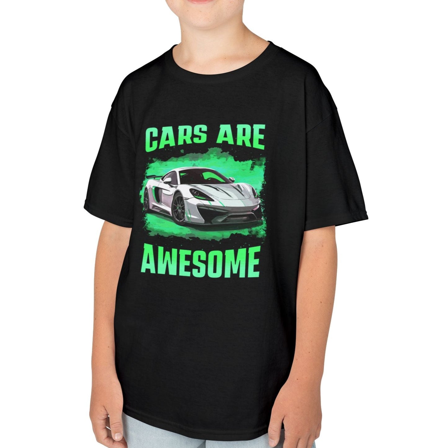 Cars Are Awesome Supercar Sports Car Youth Size Boys T-Shirt