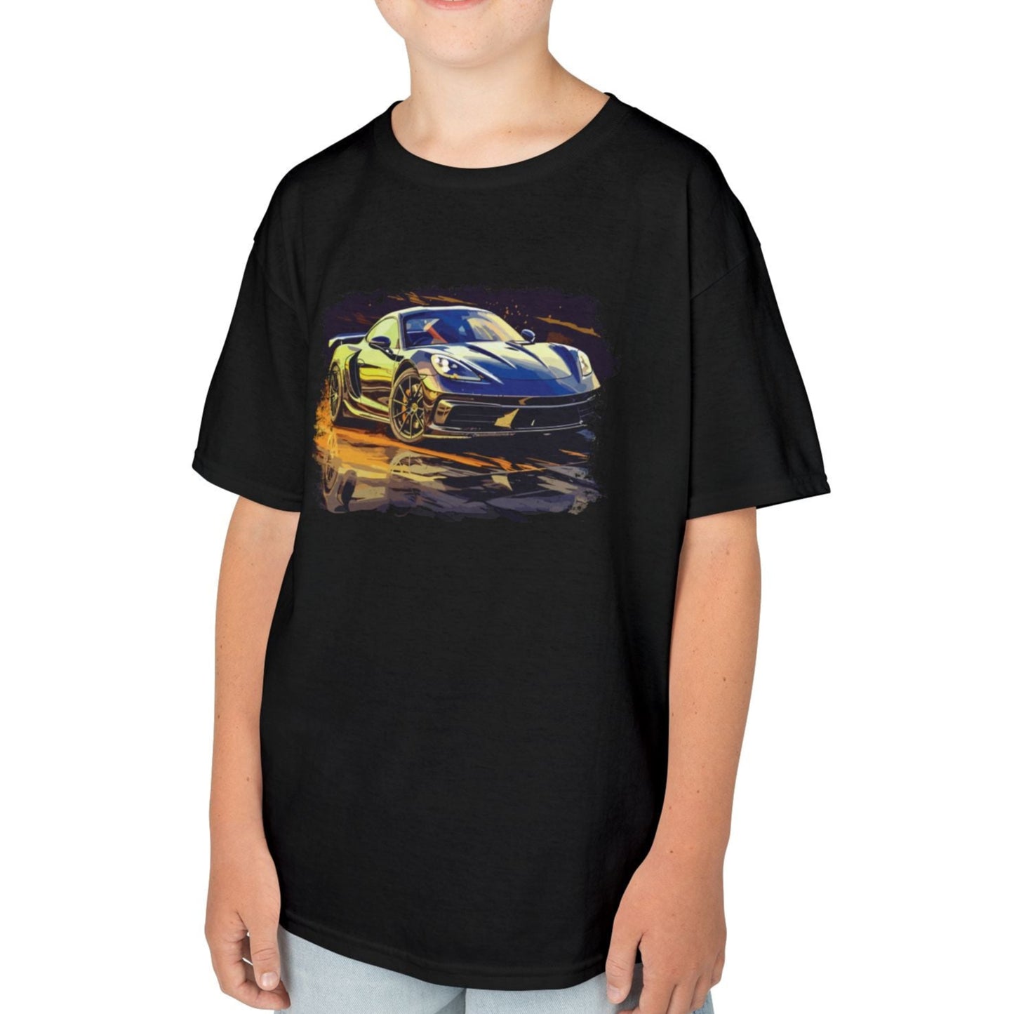 Supercar Sports Car Youth Size Boys T-Shirt