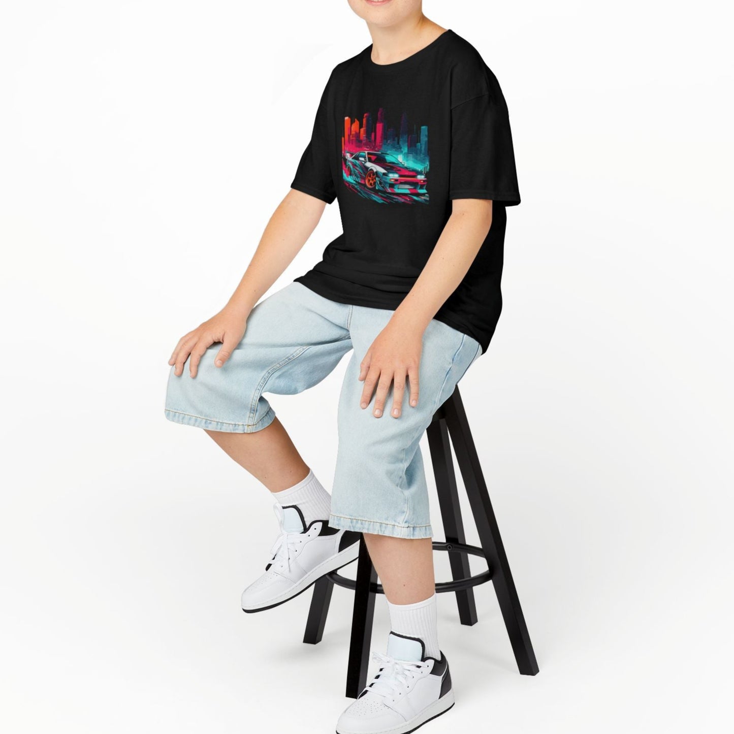 Drift Car Youth Size Boys T-Shirt