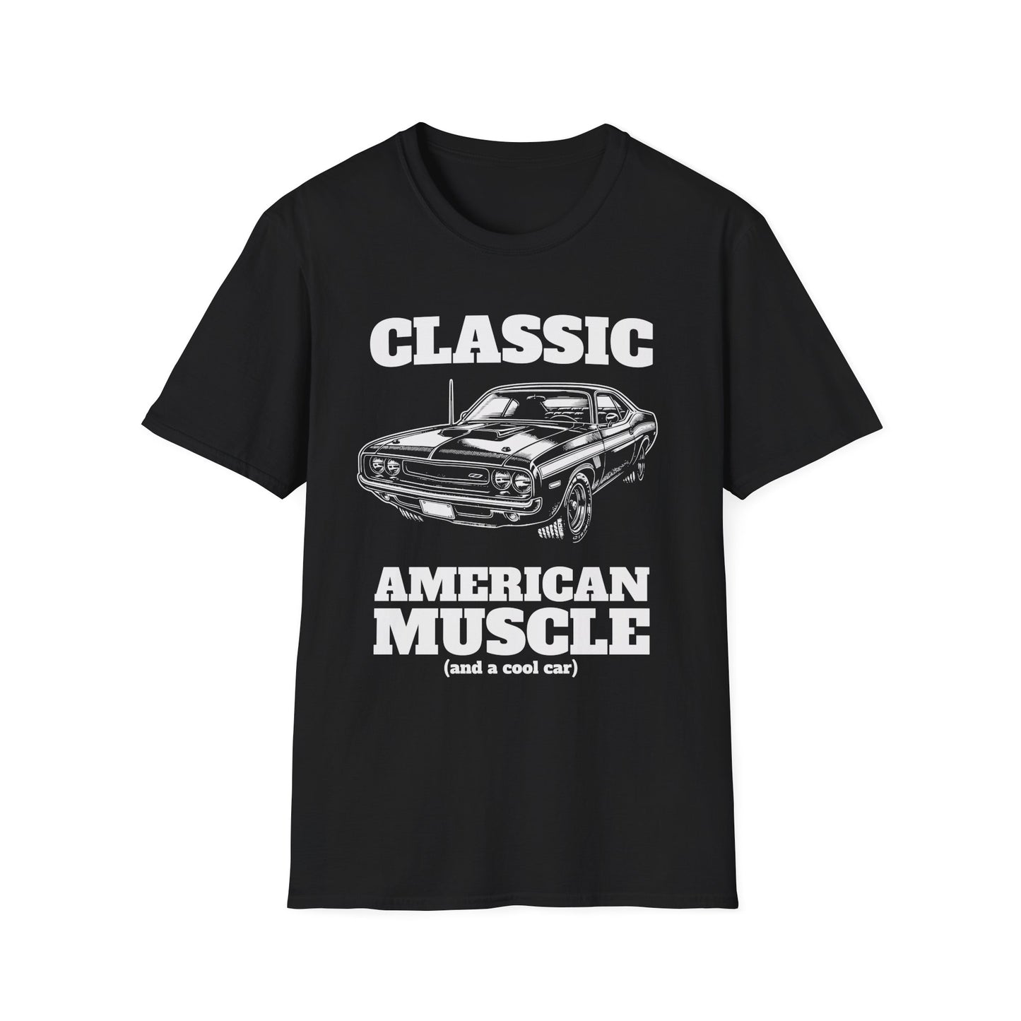 Classic American Muscle and a cool car | Vintage Muscle Car Gym T-Shirt