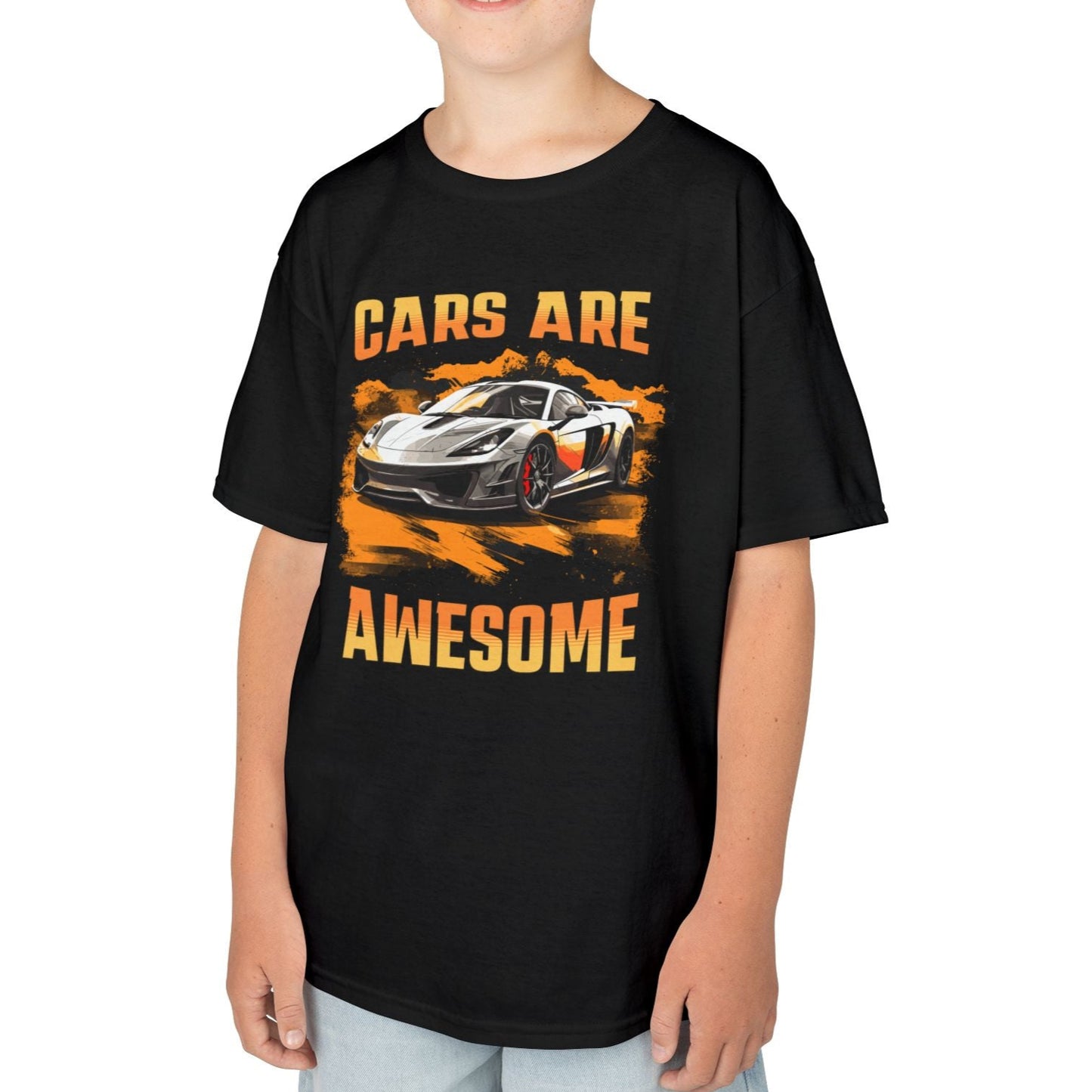 Supercar Sports Car Youth Size Boys T-Shirt