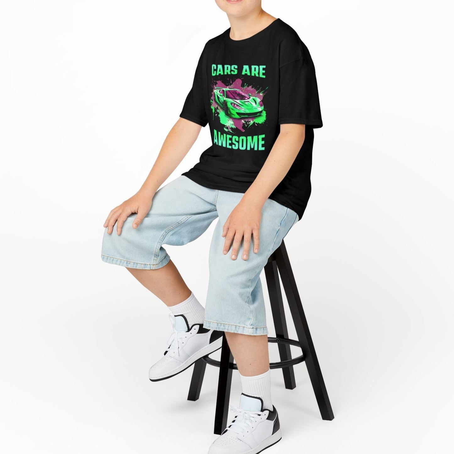 Cars Are Awesome Supercar Sports Car Youth Size Boys T-Shirt