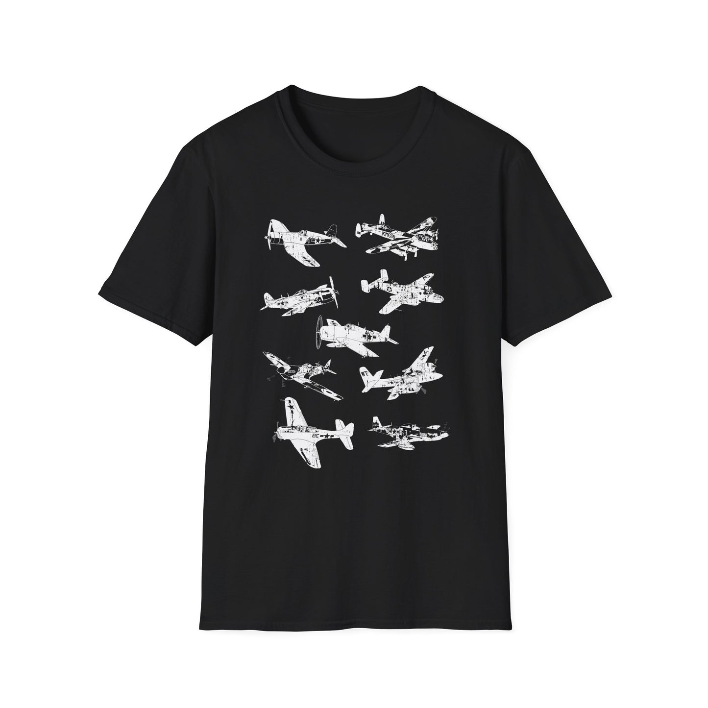 Vintage WWII Fighter Plane Jets T-Shirt
