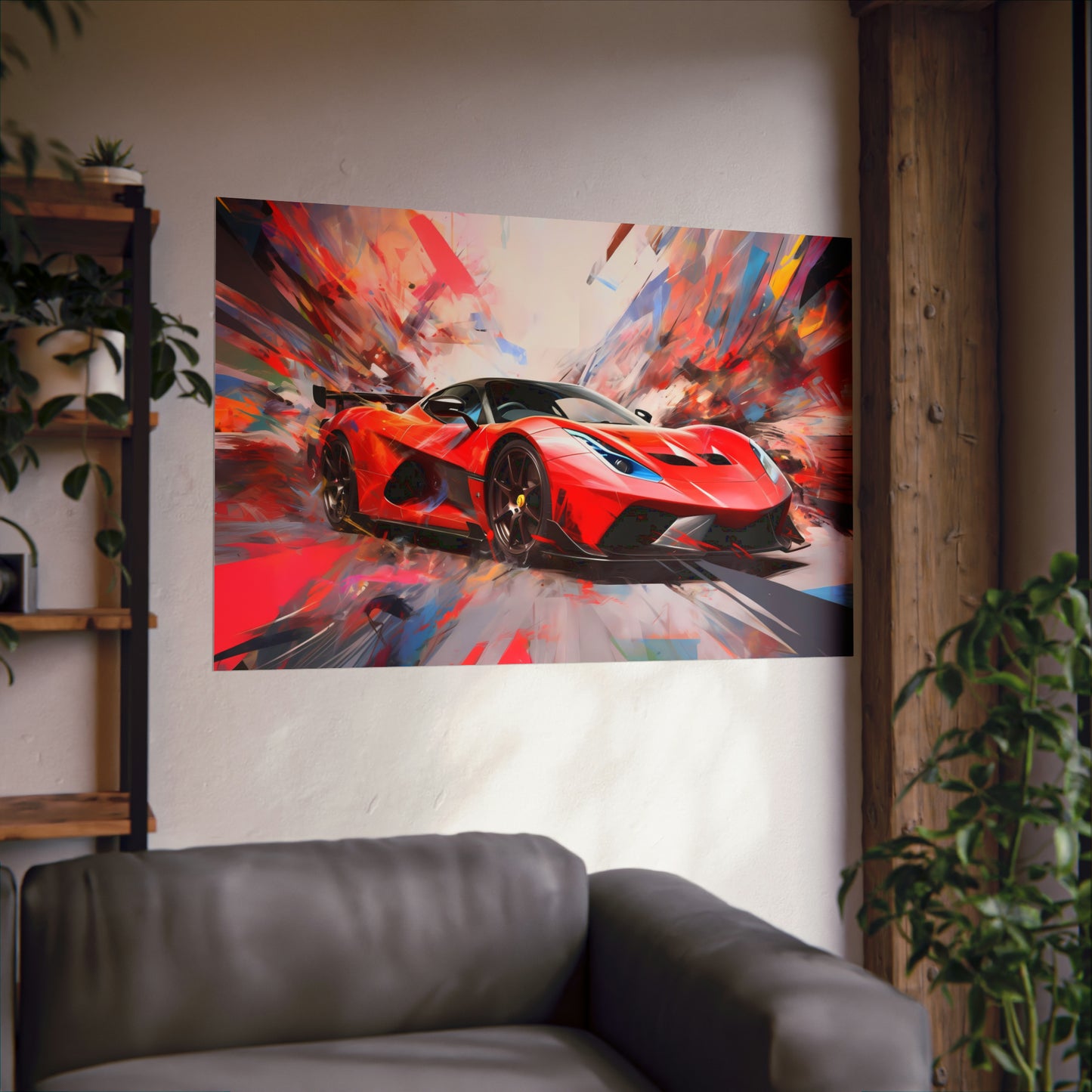 Supercar Sports Car Poster Art Print | Customizable