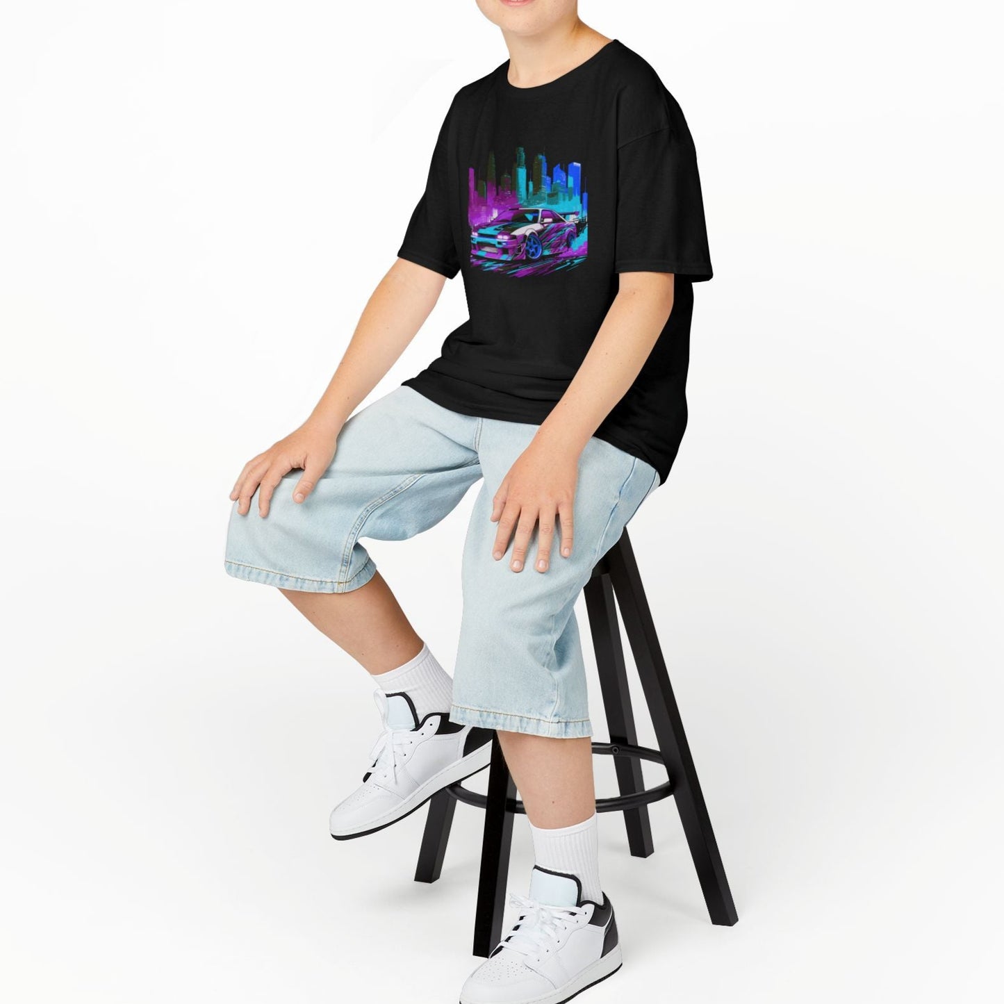 Drift Car Youth Size Boys T-Shirt