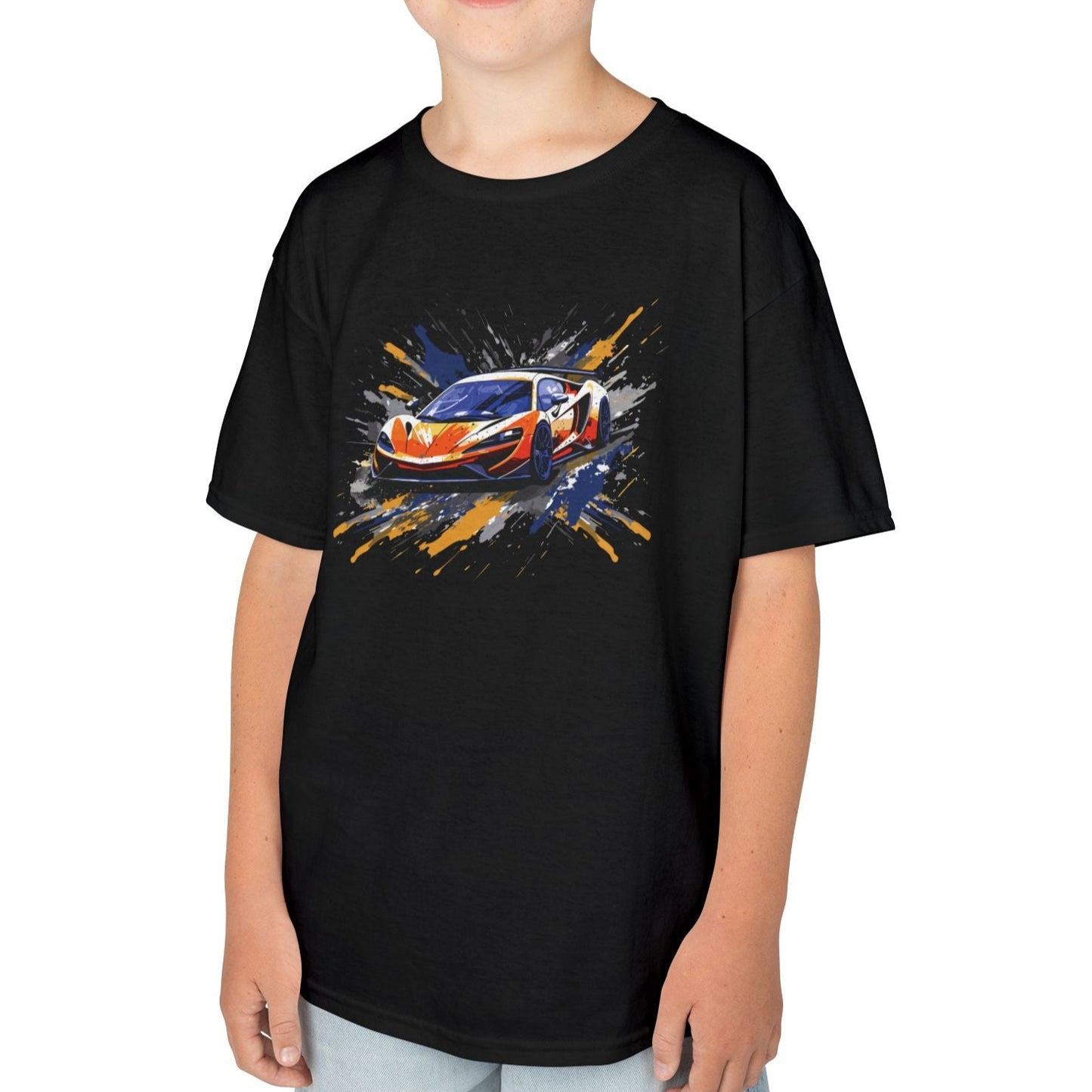 Supercar Sports Car Youth Size Boys T-Shirt