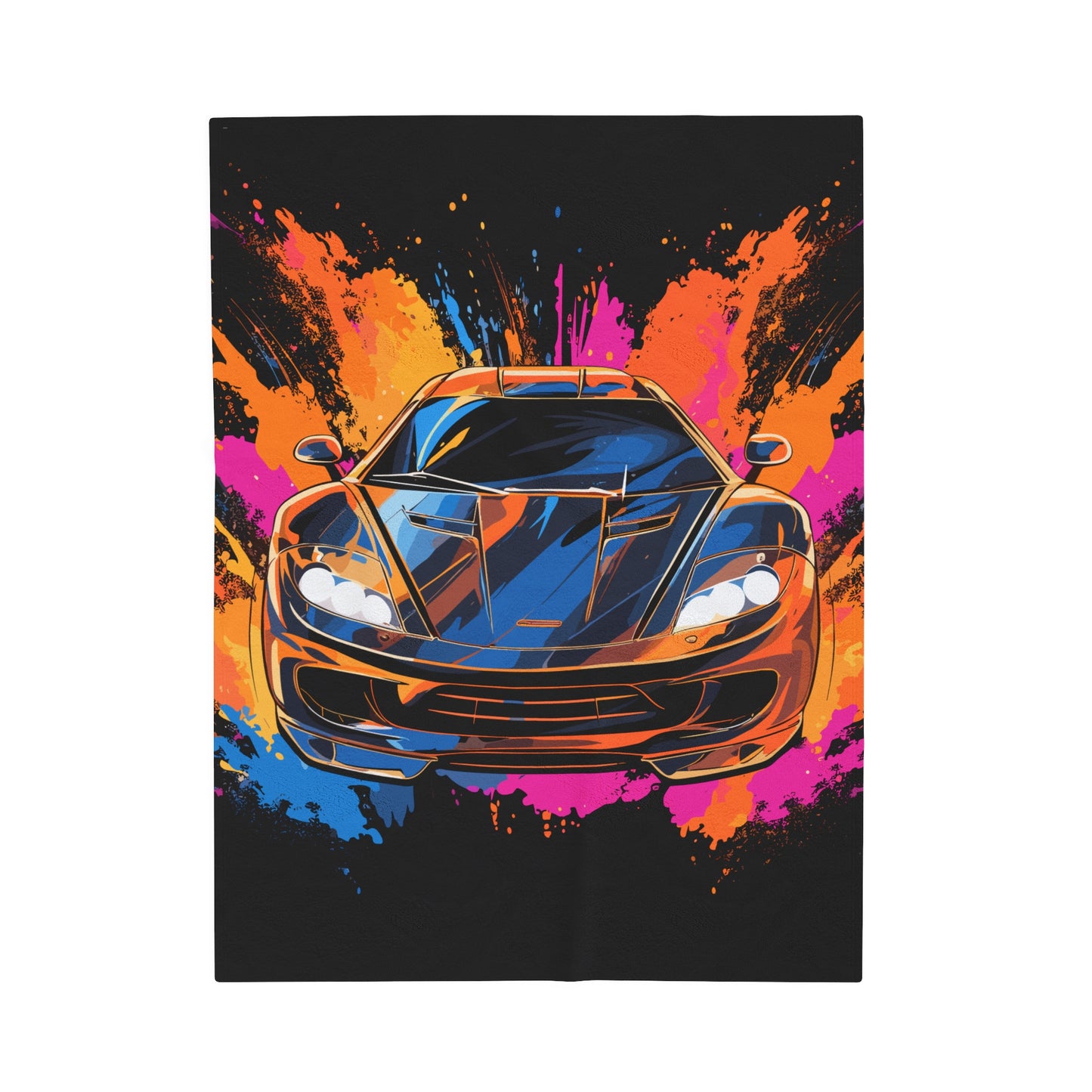 Supercar Sports Car Plush Blanket
