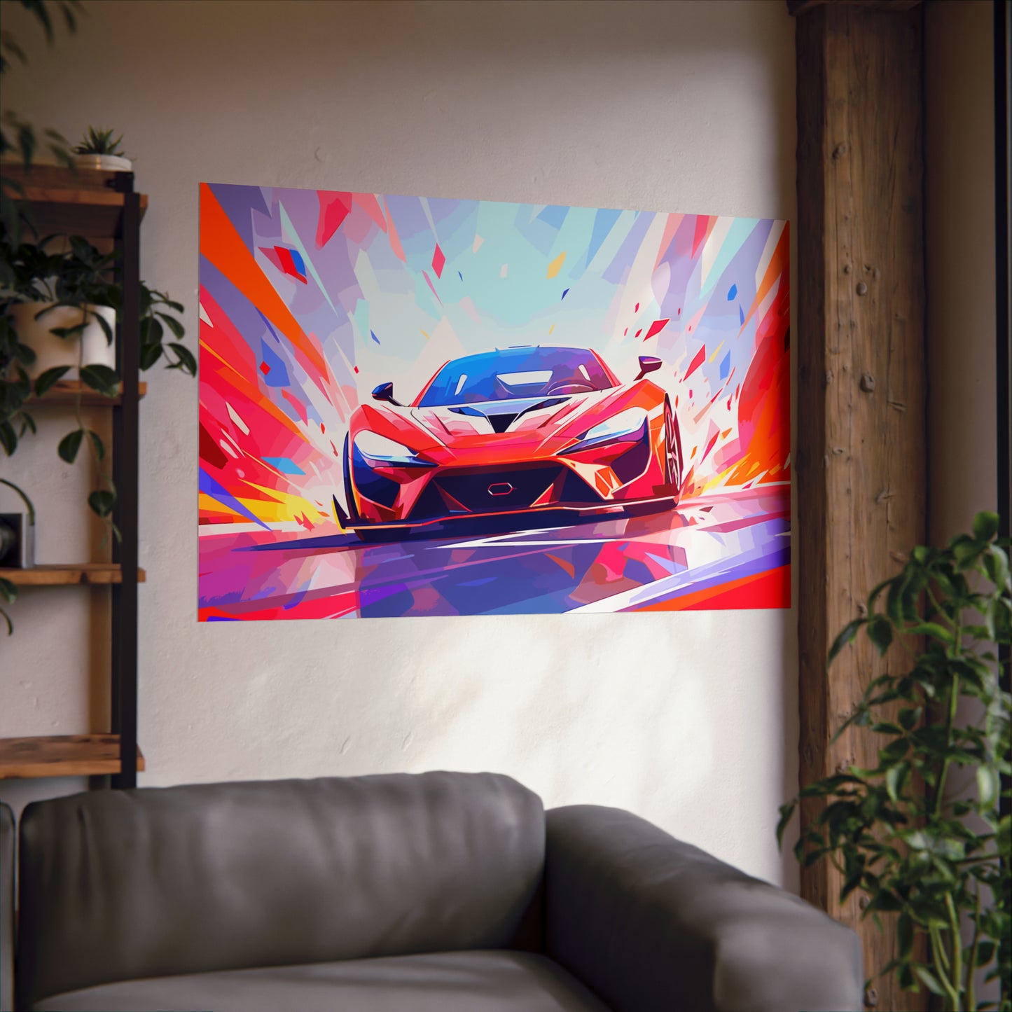 Supercar Sports Car Poster Art Print | Customizable