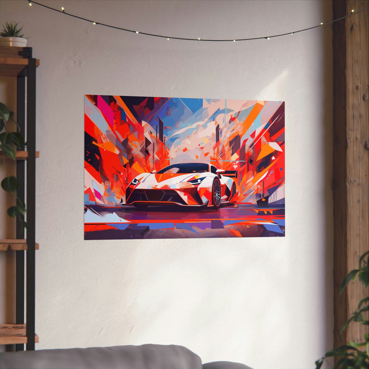 Supercar Sports Car Poster Art Print
