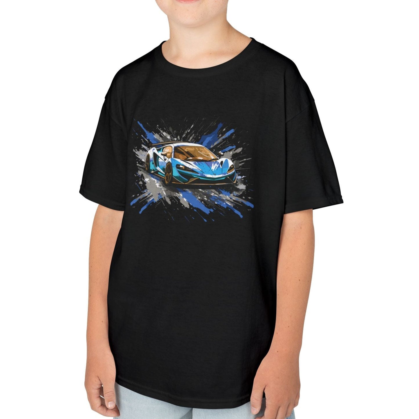 Supercar Sports Car Youth Size Boys T-Shirt