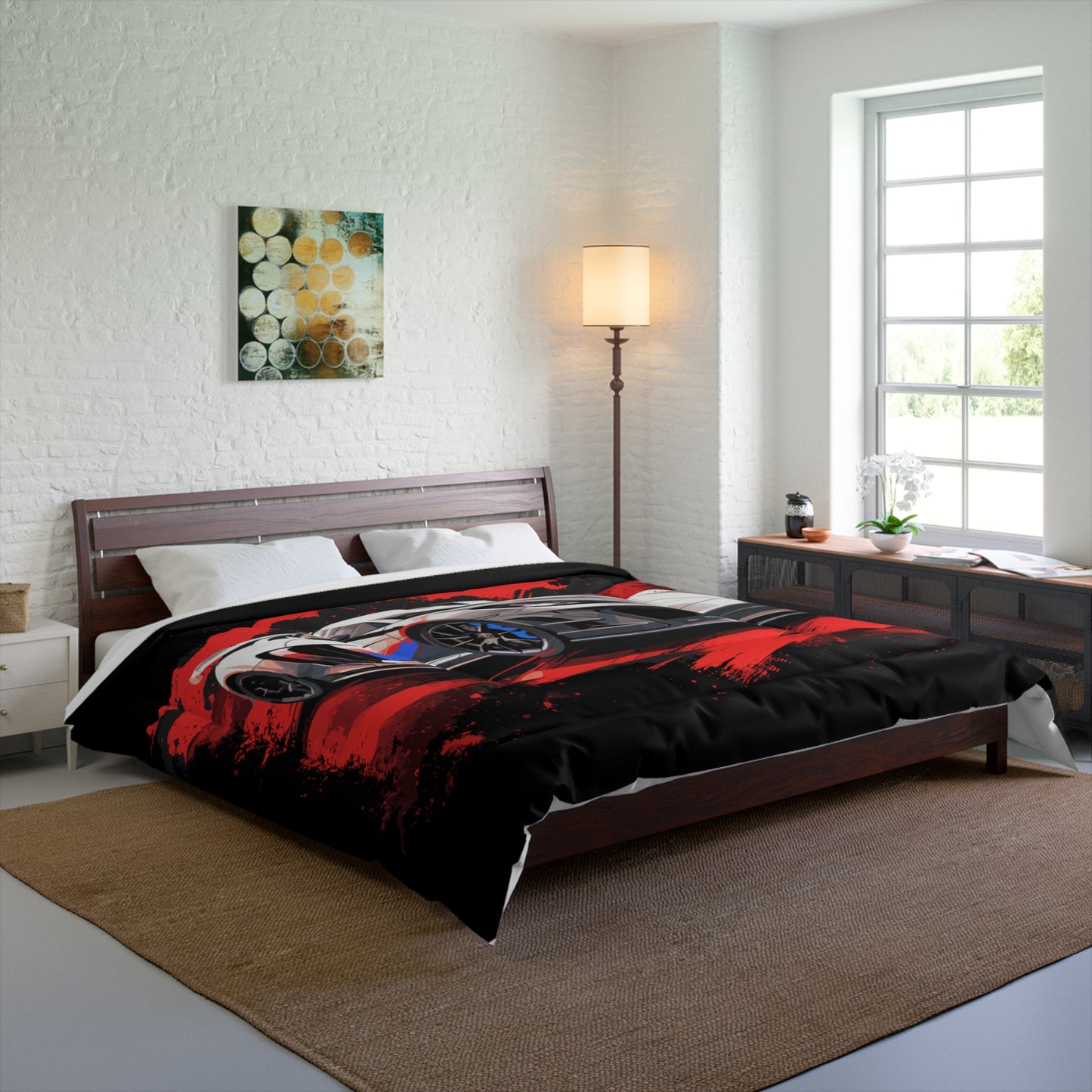 Supercar Sports Car Premium Comforter Blanket