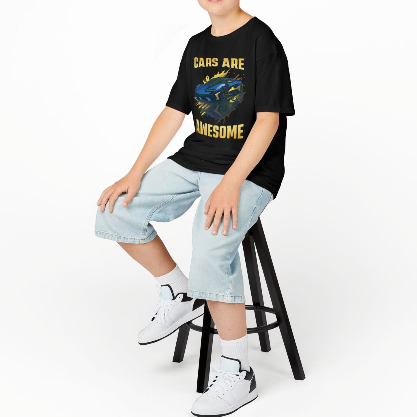 Supercar Sports Car Youth Size Boys T-Shirt