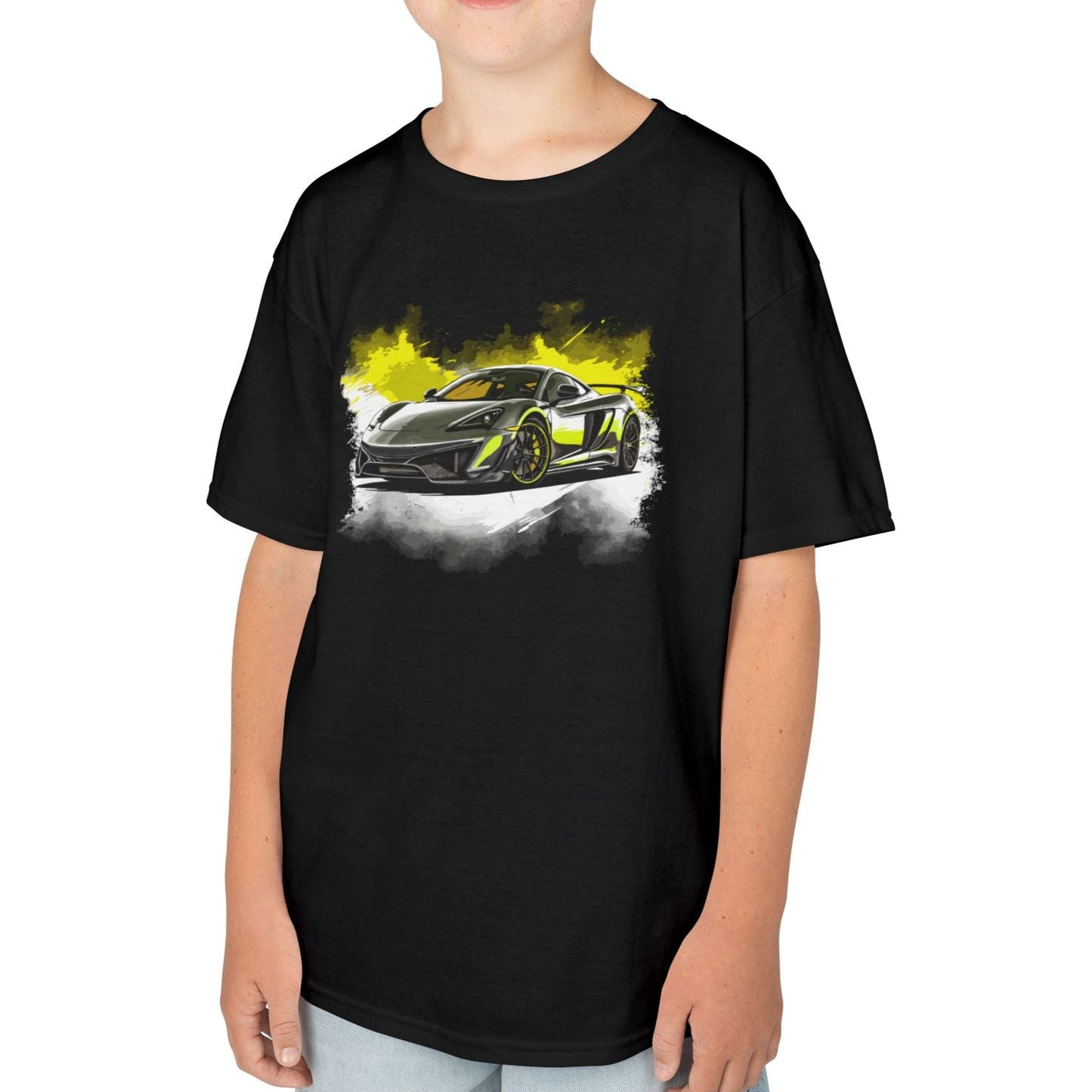 Supercar Sports Car Youth Size Boys T-Shirt