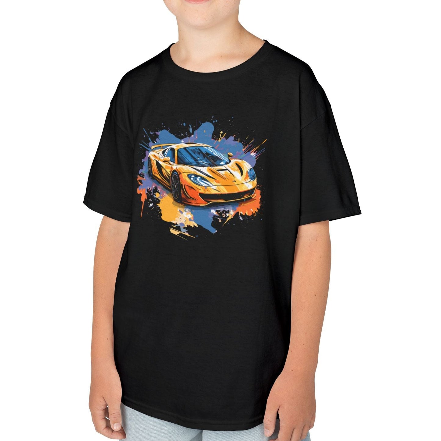 Supercar Sports Car Youth Size Boys T-Shirt