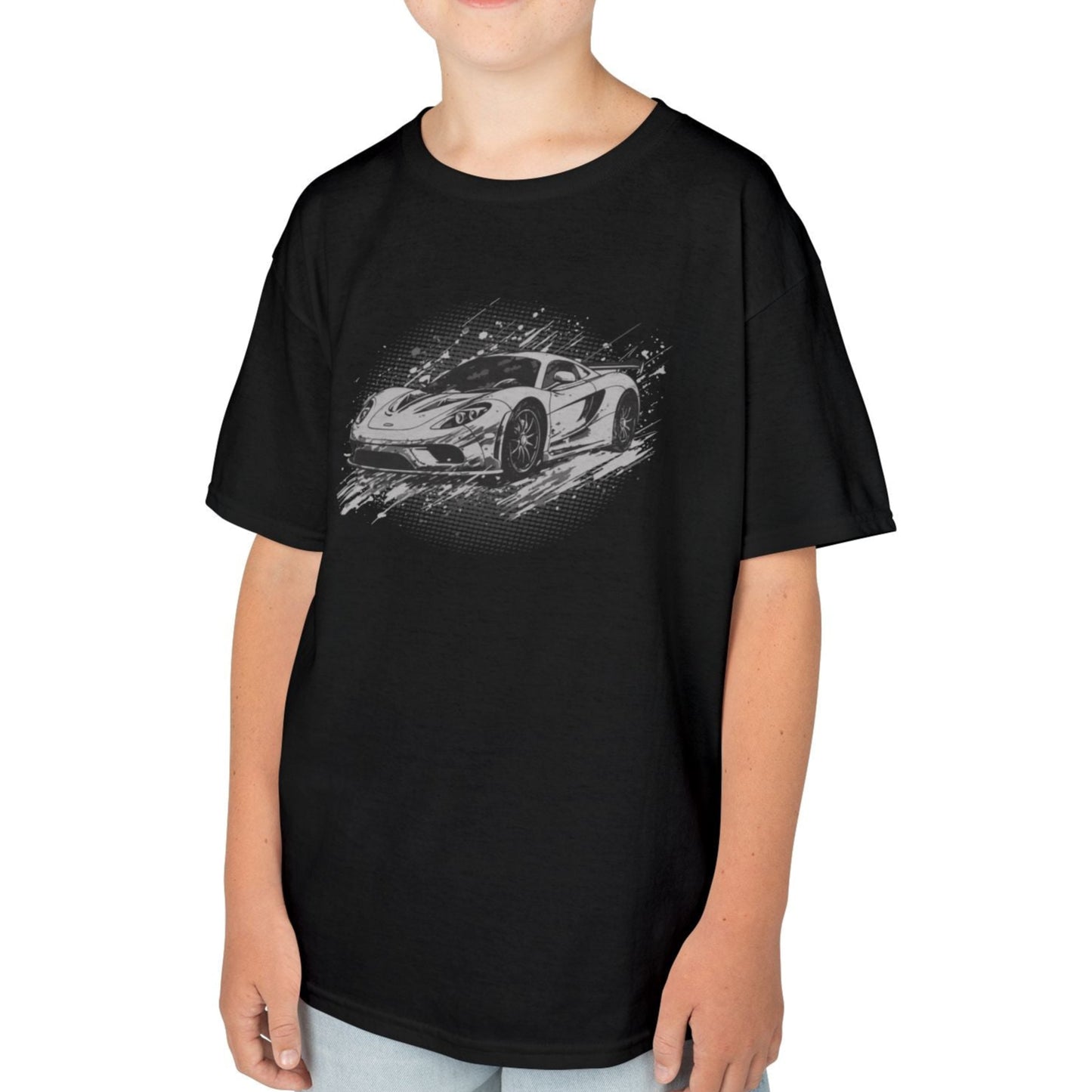 Supercar Sports Car Youth Size Boys T-Shirt