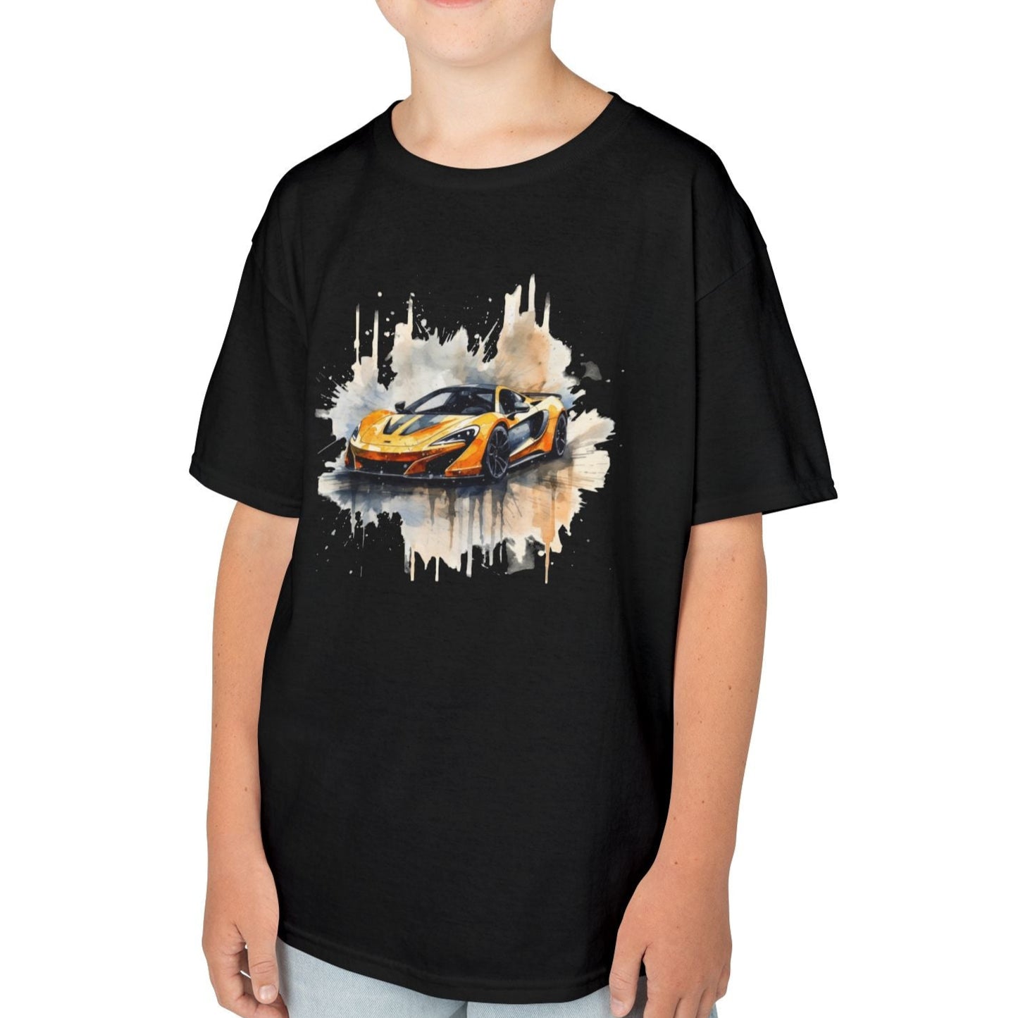 Supercar Sports Car Youth Size Boys T-Shirt
