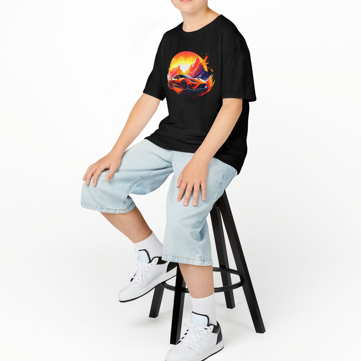 Supercar Sports Car Youth Size Boys T-Shirt